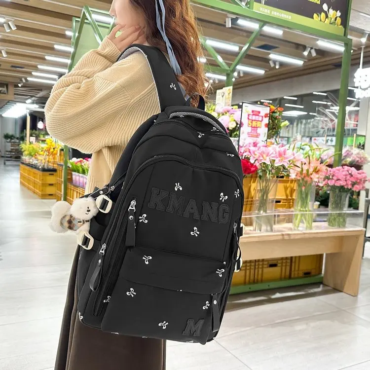 

Cute Backpack Girls Fashion School Bag Large Capacity Student School Bag Portable Travel Storage Bag for Kids Beach