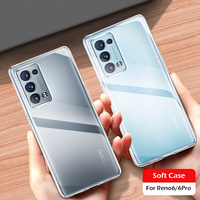 Clear Soft TPU Case For OPPO Reno6 Pro Plus Reno 6 Pro+ Reno6 Pro SD 870 6Z Reno6Z 5G Cover Phone Shell Case Protection Coque