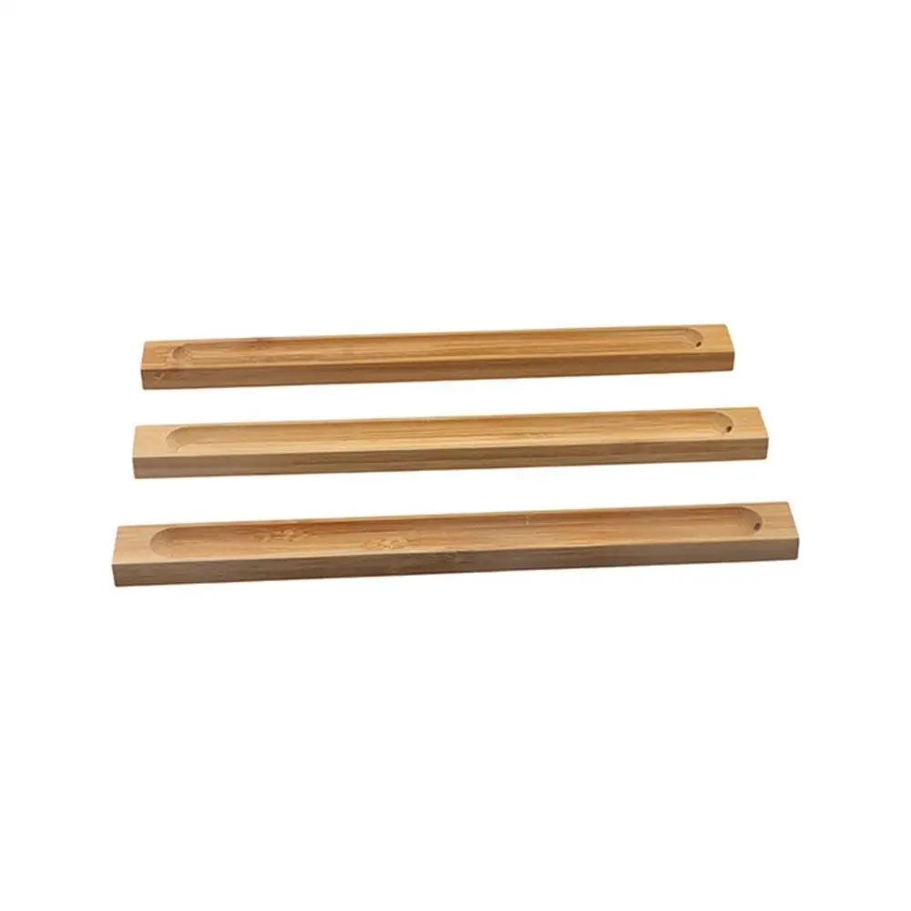 Bamboo Bamboo Board Incense Holder Eco-friendly Natural Incense Stick Holder Japanese Style Anti-Ash Flying Incense Ash Catcher