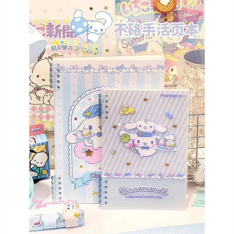 Sanrio oryginalny Laptop Jade Gui pies książka z luźnymi kartkami śliczna cewka podręcznik dziewczyna materiały do nauki biblioteka