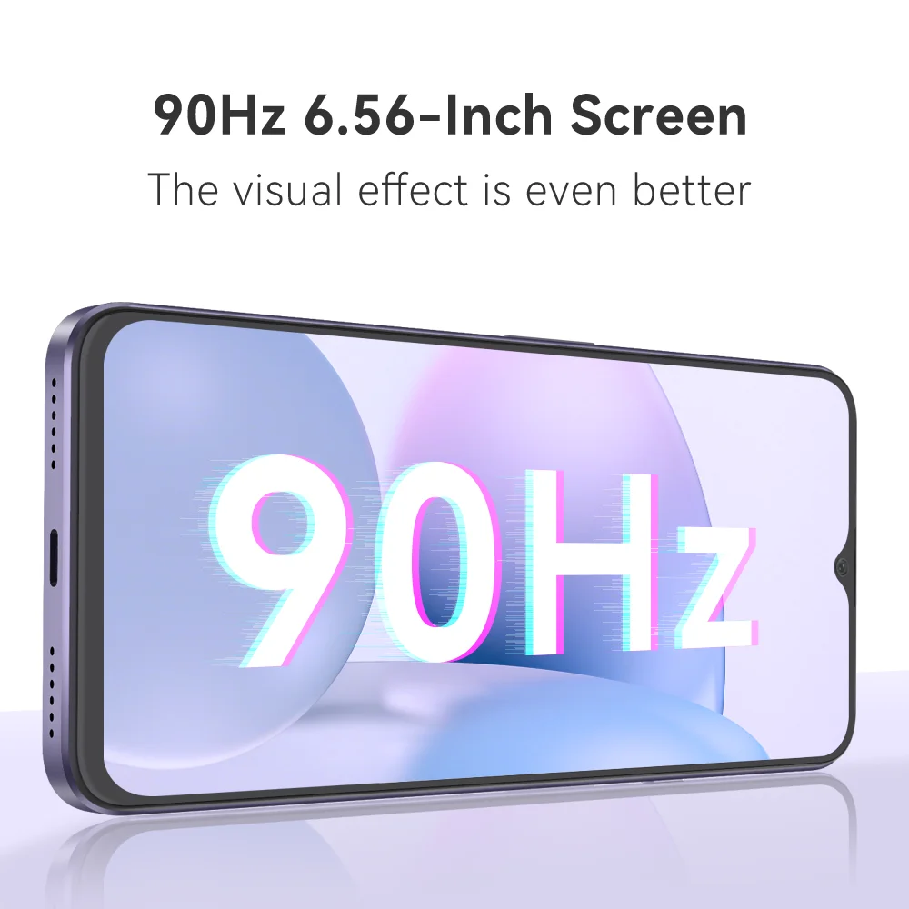 Cubot NOTE 50 smartphone 16 GB 256 GB 6,56 "scherm 90 Hz Vernieuwingssnelheid 5200 mAh 50 MP Camera Gezicht ID Vingerafdrukscanner Smartphone