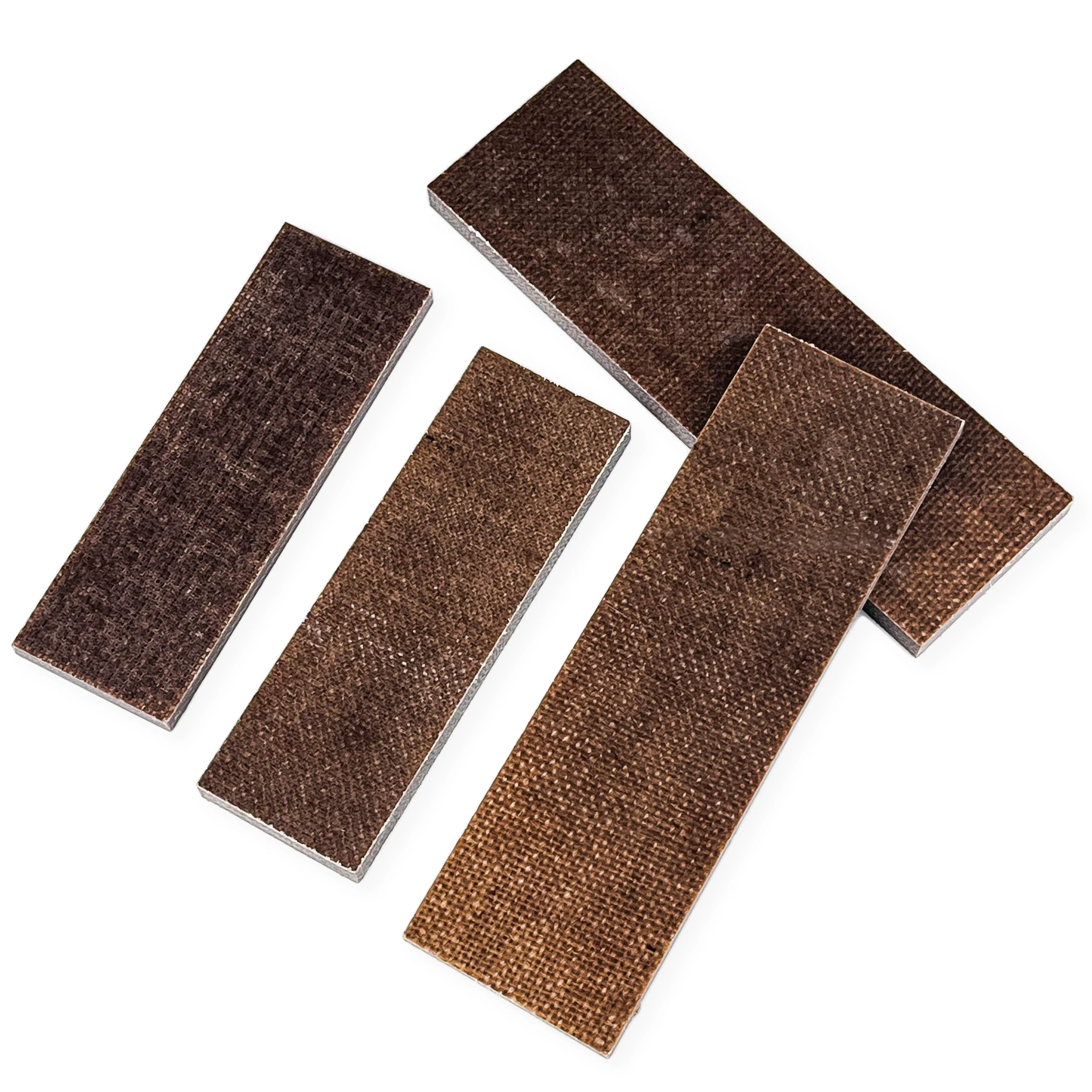 2-teiliges Micarta DIY Messergriff-Material Handgefertigtes Messergriff-Bastelmaterial Handgemachtes Griffmaterial Vorlagenplatte – Detail 4