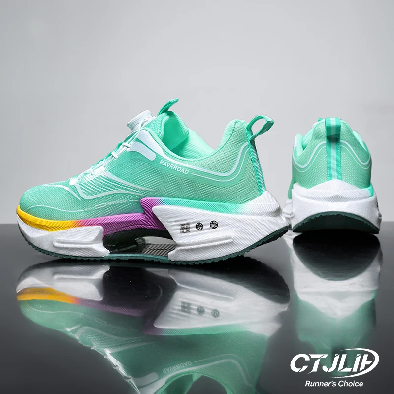 Men's Air Cushion Sneakers Marathon Running Trainers Women Outdoor Athletic Speciality Tennis Shoes Comfortable Sports Sneakers