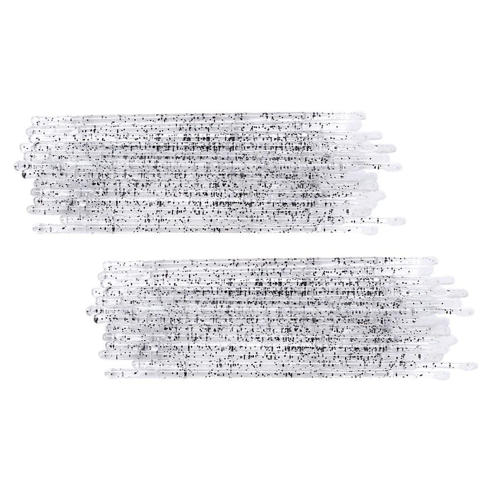200개 청소 도구 여성 미용 눈썹 브러시 속눈썹 접착제 스틱 면봉 클리너