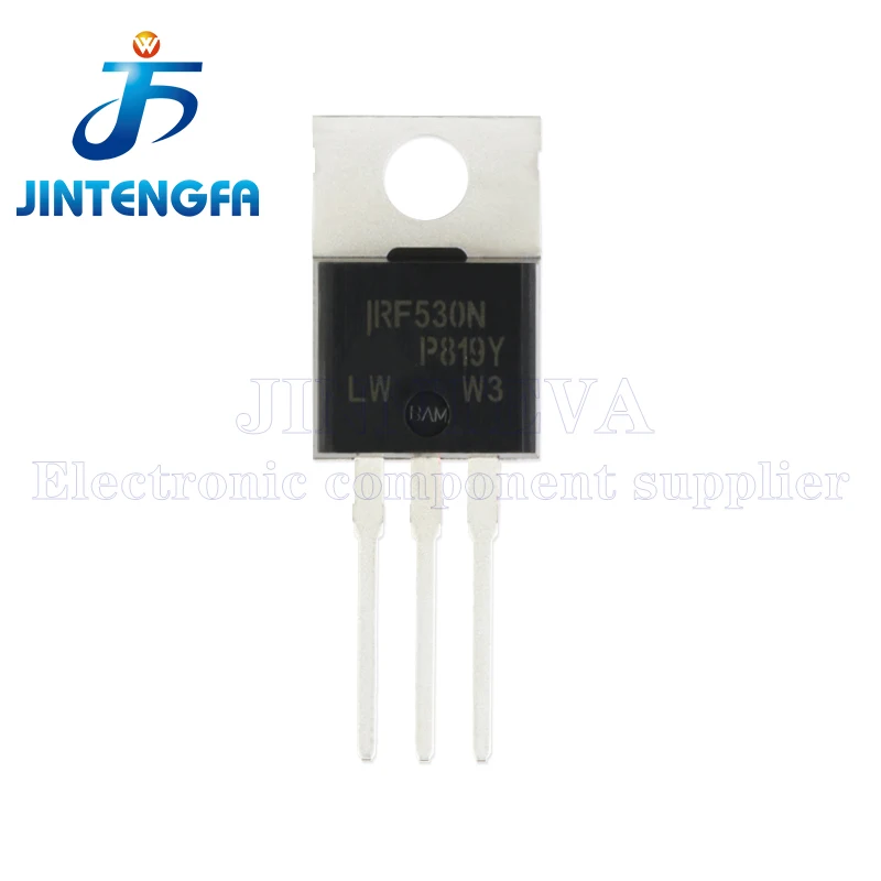 10PCS IRF530 IRF530N IRF530NPBF IRF530NSTRLPBF IRF530NS F530NS TO-263 17A 100V SMD DIP N-channel MOSFET