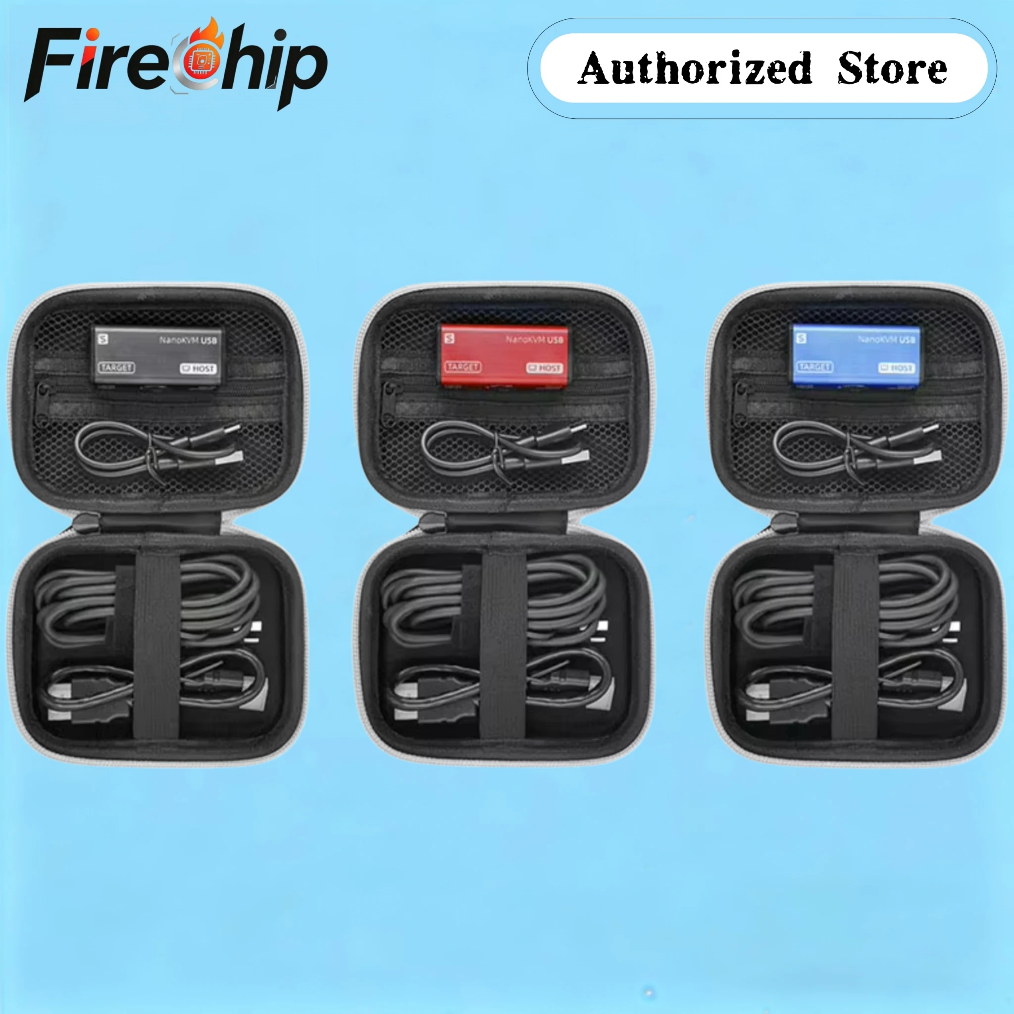 FireChip Sipeed NanoKVM USB 4K60 HDMI Capture, USB3.0 Virtual KVM, Web Control, HDMI Loop Out