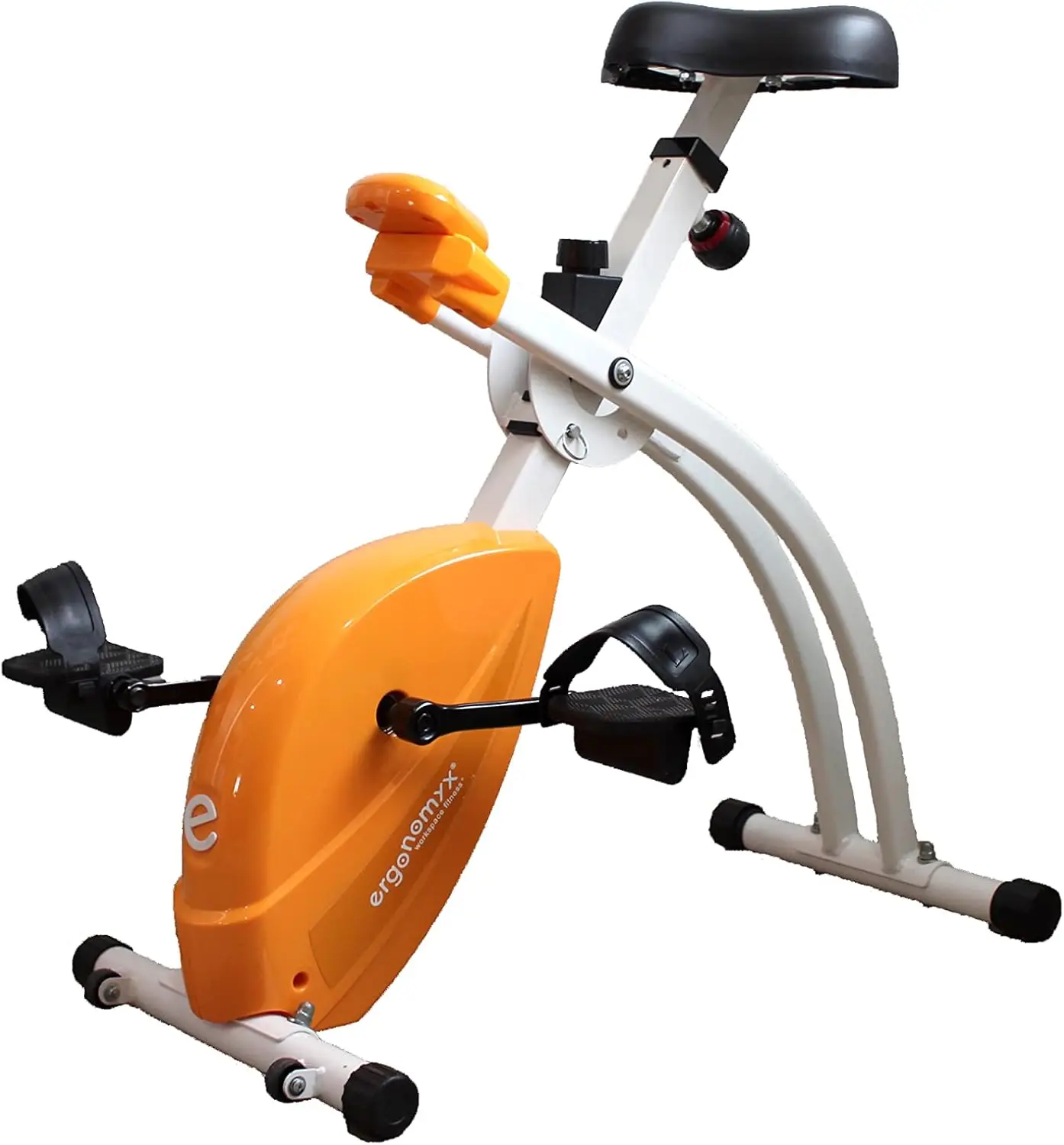 Under Desk BikeFoldable Pedal Exerciser - Easy Assembly and Storage with Adjustable Tension Control