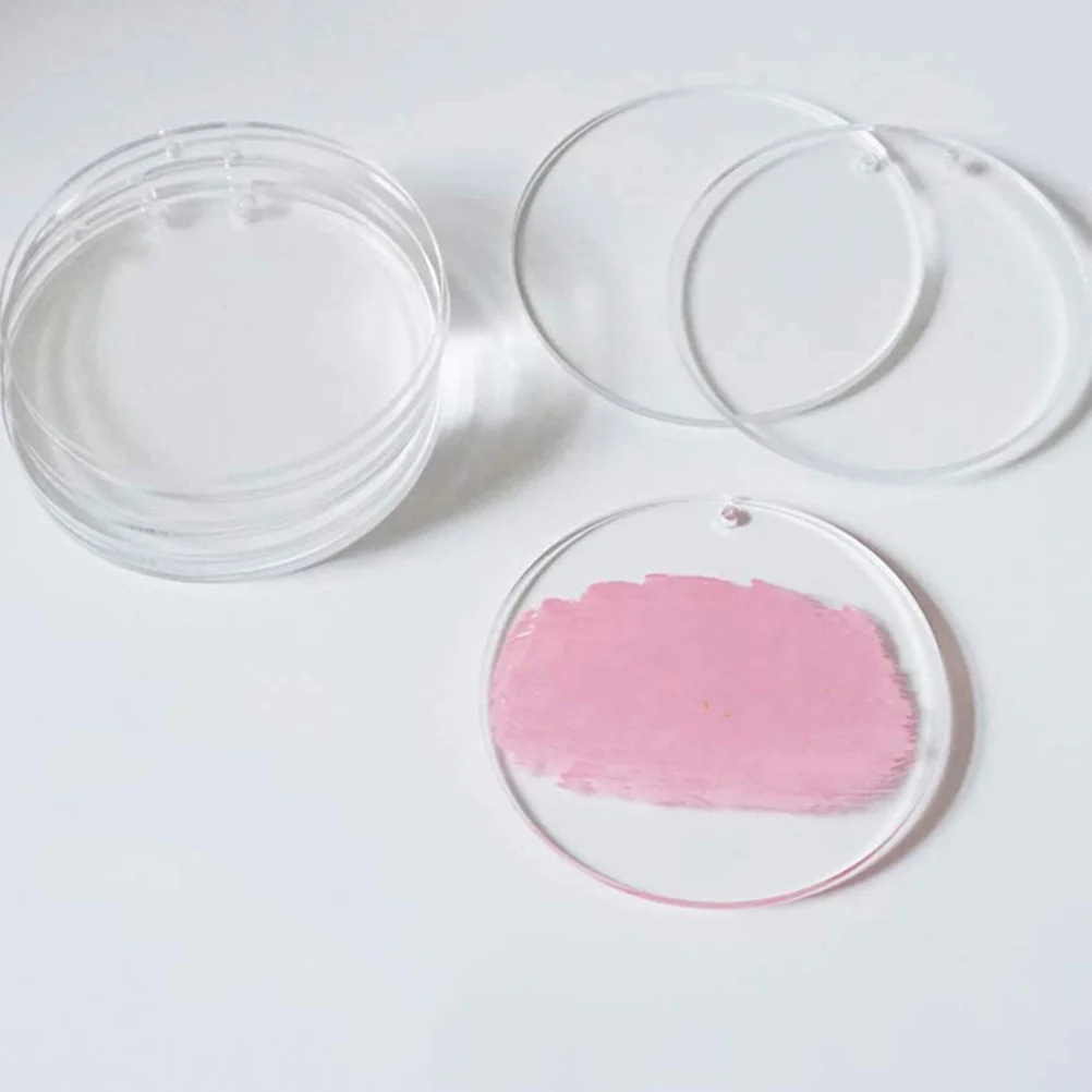 Acrylic Keychain Pendant Multi-function Decoration DIY Accessory Material Blank