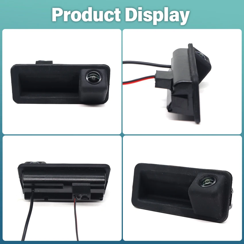 CCD Car Rear View Camera Trunk Handle Camera Waterproof For Ford Fiesta Hatch MK6 MK7 MK7.5 2008~2019 Fiesta ST 2013~2017