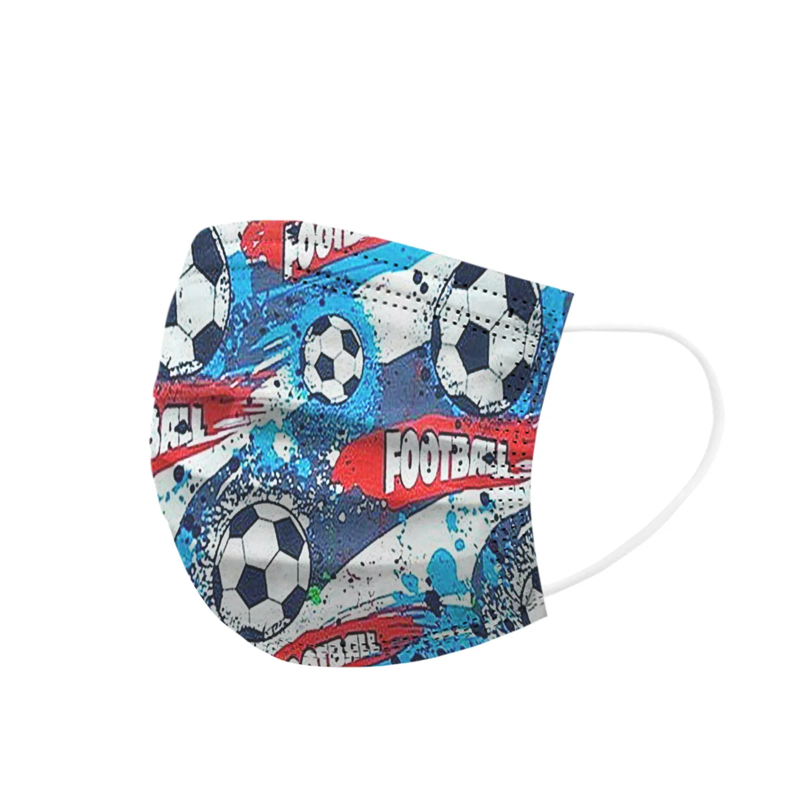 قناع كاجوال عالي الجودة للأطفال للاستعمال مرة واحدة، قناع وجه غير منسوج مطبوع، قناع واقٍ قابل للتنفس #3