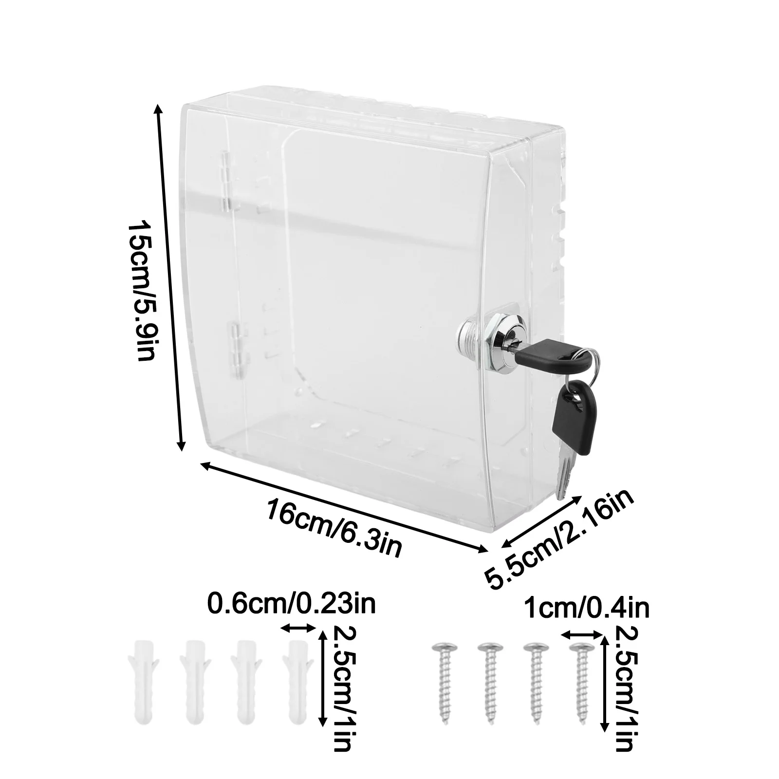 ThermoandreLock-Outil de gestion de l'énergie domestique, boîte en acrylique, empêche le verrouillage d'accès non autorisé