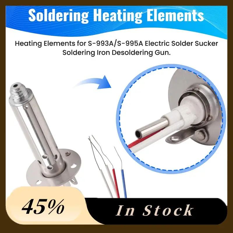 

The New Heating Elements For S-993A/S-995A Electric Solder Sucker Soldering Iron Desoldering Pumps Welding