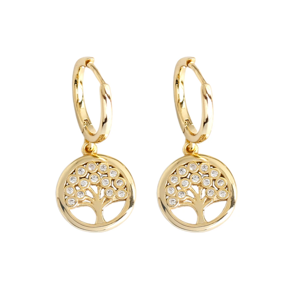 

Diamond Earrings Golden Silver European and American Fashion Temperament Women Elegant