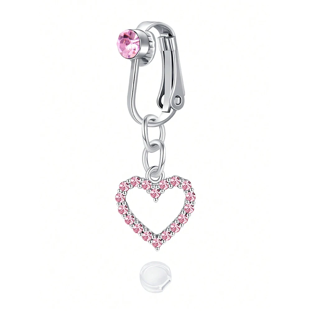 Fake Belly Button Ring Clip-On for Women