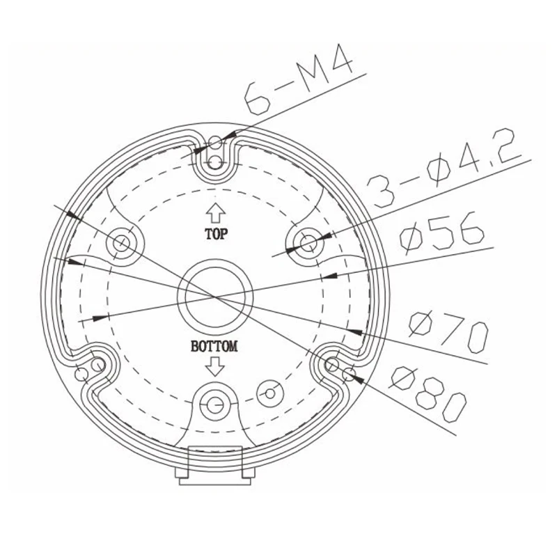 Dahua 정션 박스, PFA135, Dahua 안구 및 총알 카메라 IPC-HFW3849T1-AS-PV, HFW3449T1-AS-PV HFW3541T-ZS-S2 HFW2831T-ZS 등