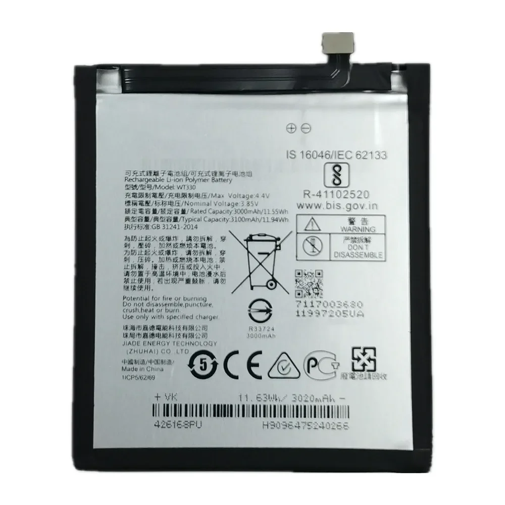 3100mAh Original WT330 Battery For Nokia 4.2 Nokia4.2 TA-1184 TA-1133 TA-1149 TA-1150 TA-1157 TA-1152 Battery Bateria + Tools