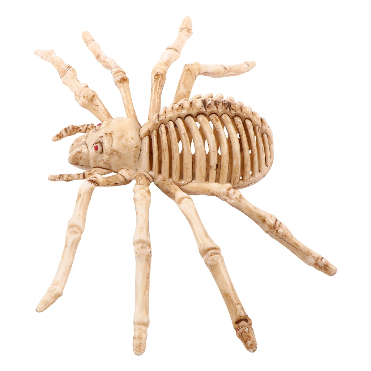 1 個のスパイダーボーン細かい細工ハロウィンスパイダースカル怖いパーティー装飾フェイク