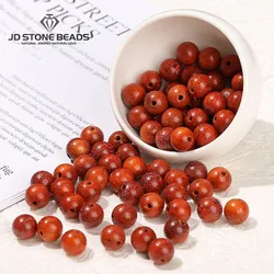 50 Pcs/lot Natural Wooden Bead Red Rosewood Beads 6 8 10 12 15mm Pick Size For Jewelry Making Diy Necklace Bracelet Accessory