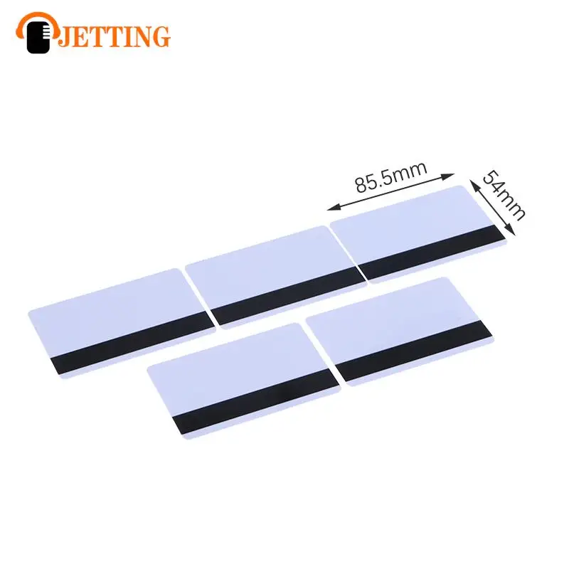 5 Pcs Sle4442 Chip Blank Smart Card With Magnetic Strip Hico 3 Track Inkjet PVC Contact Type Composite IC Card
