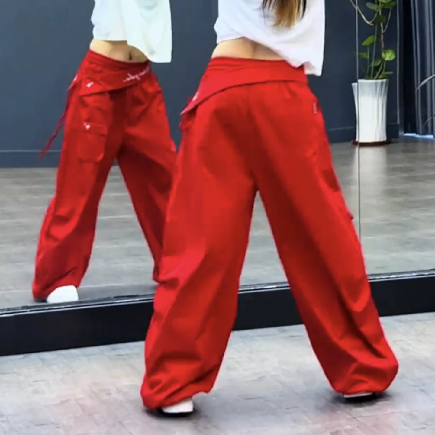 pantalones-de-baile-casuales-rojos-de-principios-de-otono-para-mujer-holgados-irregulares-estilo-workwear-de-pierna-recta-y-ancha-talla-grande