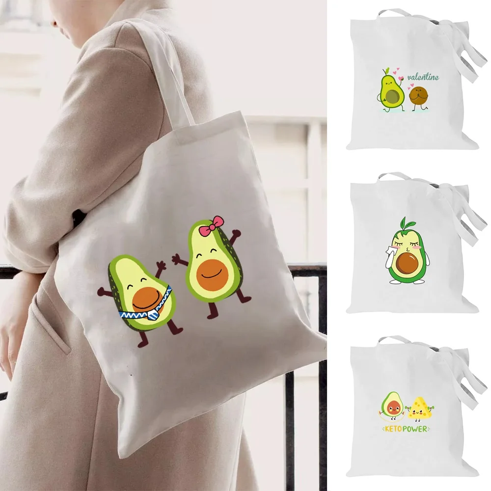 

Shopping Bag Women's Large Capacity Shopper Organizer Shoulder Handbags Commute Tote Bag Casual Canvas Avocado Series