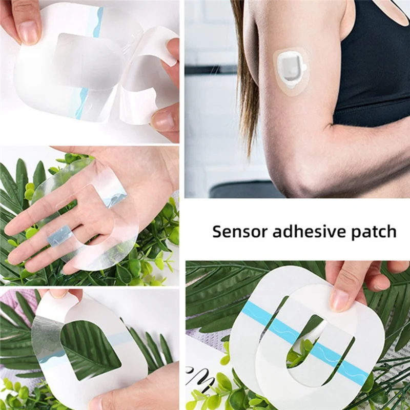 10Pcs Sensor Adhesive Patch Clear Invisible Glucose Monitor Sticker Overpatch