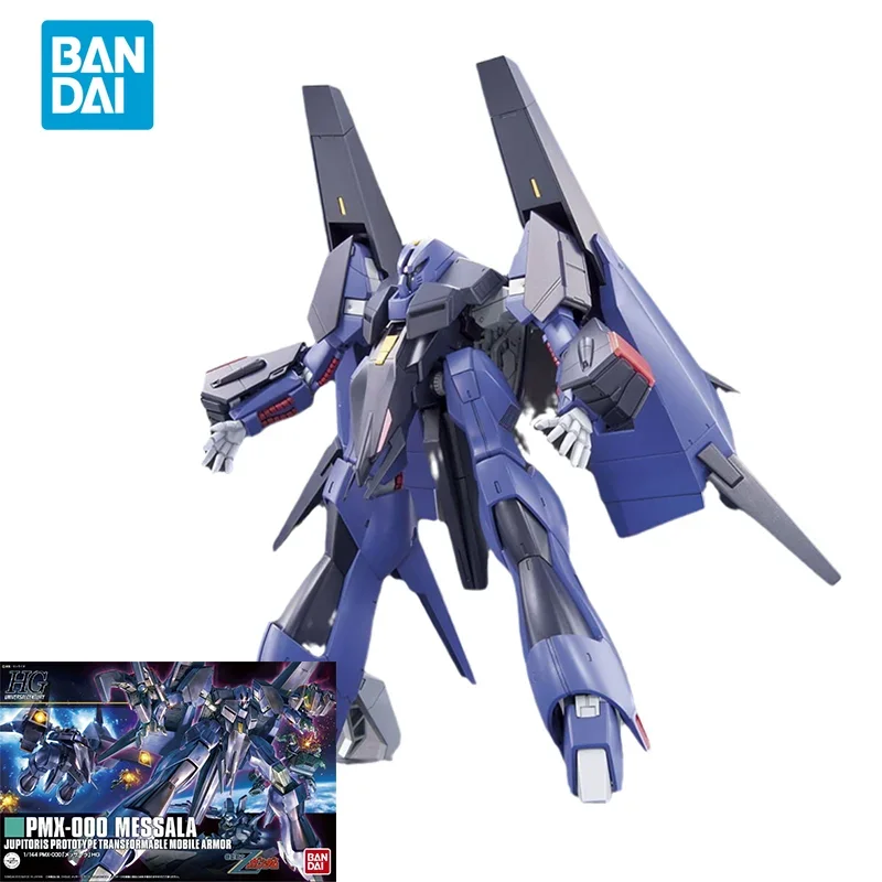 

Bandai Original GUNDAM Anime Model HGUC 1/144 PMX-000 MESSALA Action Figure Assembly Model Toys Collectible Gifts for Children