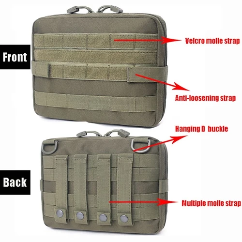 Imagen 2 del producto Gran oferta, bolsa Molle médica EMT, paquete táctico de emergencia para exteriores, accesorios de caza para acampar, Kit multiherramienta de utilidad, bolsa EDC