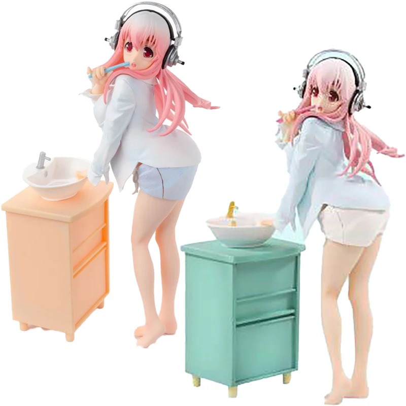 FuRyu figuras especiales originales genuinas, SUPER SONICO, productos estáticos de modelos de juguete de figuras circundantes y bellezas, 20cm