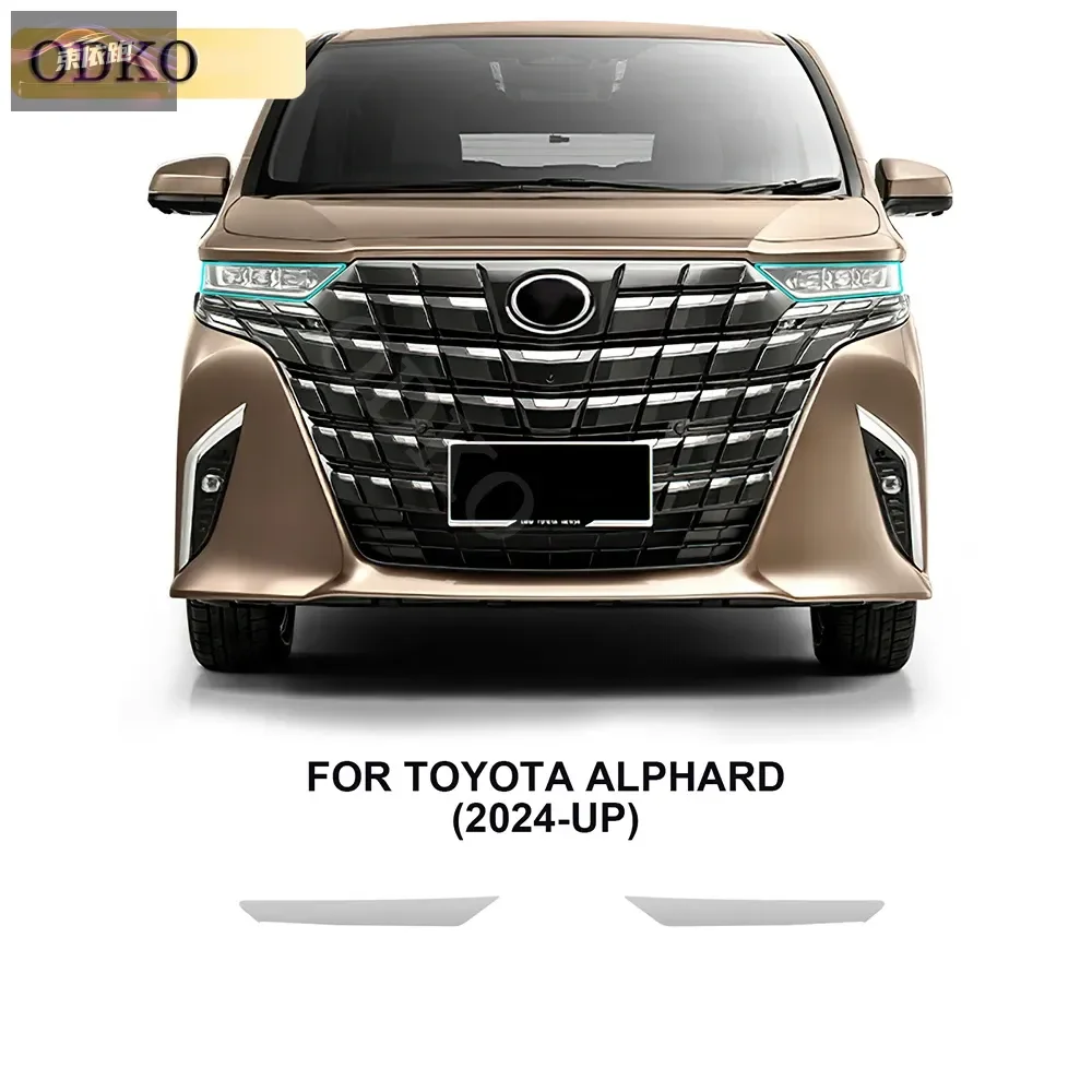 

Car Headlights Taillights Protective Film for Toyota Alphard 2024 Front Anti Scratch Black Transparent TPU Sticker Accessories