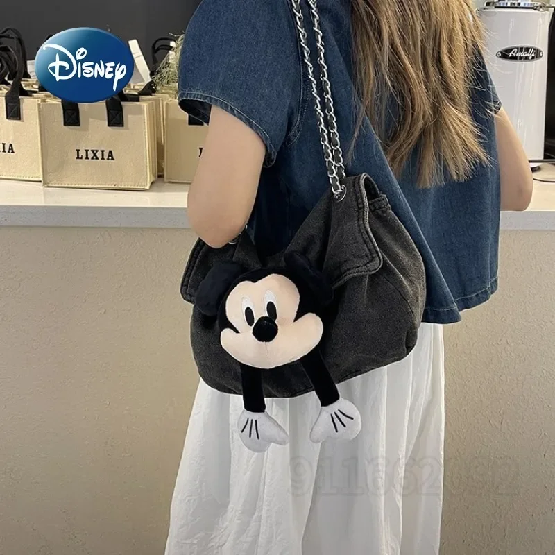 Disney Mickey\'s New Women\'s Shoulder Bag 3D Cartoon Cute Women\'s Crossbody Bag Fashion Doll Women\'s Bag Large Capacity