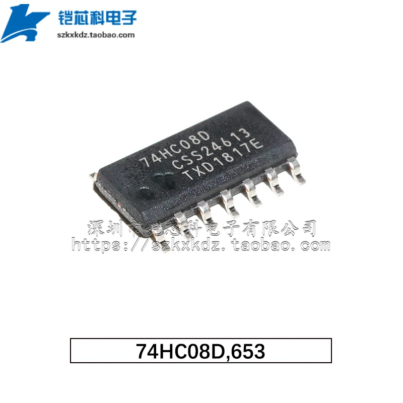 10Pcs Original 74HC00D 74HC02D 74HC04D 74HC08D 74HC14D SOIC-14 SMD IC