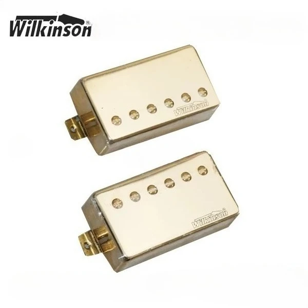 

Wilkinson Ceramic Humbucker Pickups Set Gold Cover for LP EPI SG Style Electric Guitar MWCHBN
