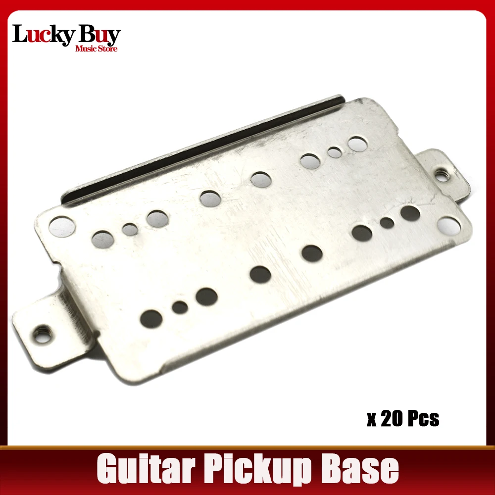 

20 шт. латунная опорная пластина звукоснимателя для гитары хамбакера, опорная пластина, расстояния полюса 50 мм
