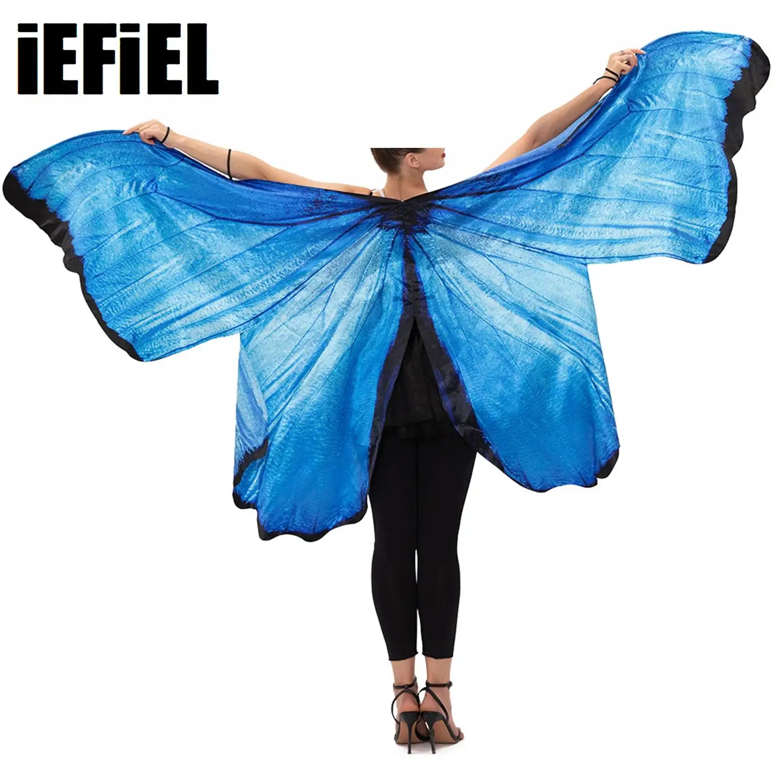 

Women Butterfly Wings Costumes Accessories for Adults Fairy Festival Dress Up Halloween Party Stage Performance Dance Prop Wing