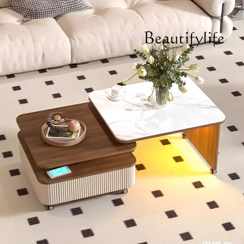 N47 Balcony Design Coffee Table Minimalist Salon Events Large Beauty Room Decor Side Table Cute Unique Mesas Bajas Trendy Furnit