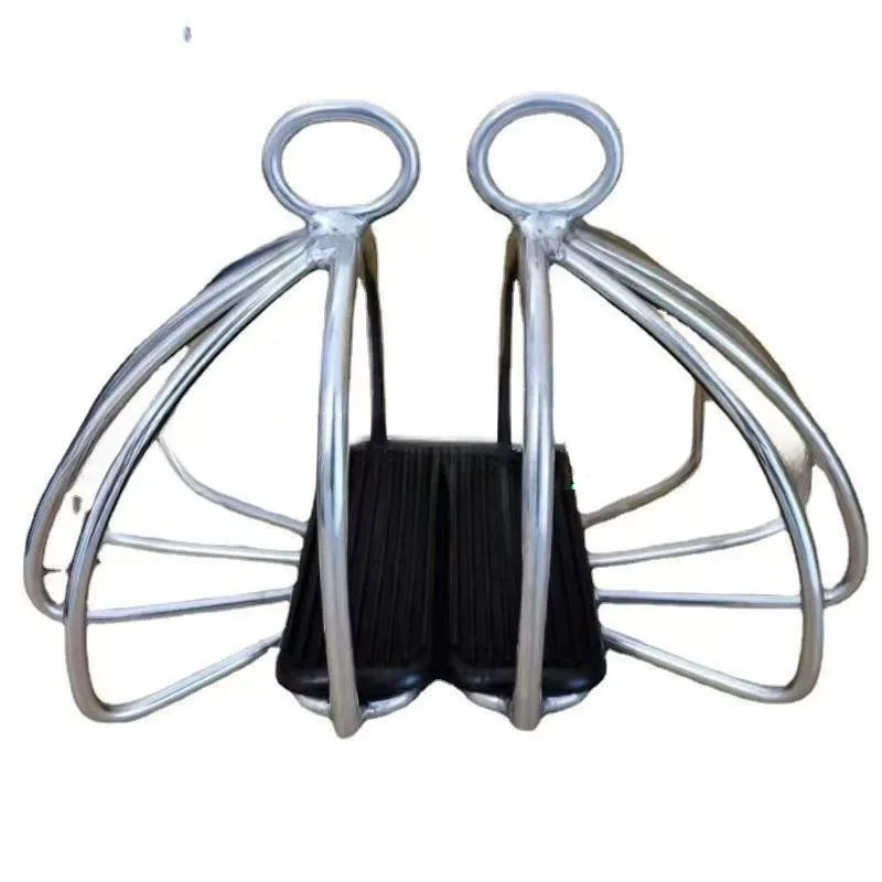 Cage Type Safety Horse Stirrups, Protective Riding Stirrups, Equestrian Horse Tack Accessories