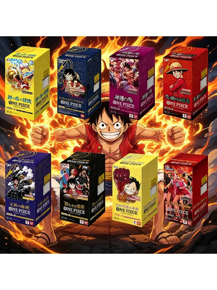 Offizielle Bandai One Piece OPCG Japanische Version OP06 OP07 OP08 OP11 OP12 OP13 Sammelkarten Geschenk für Anime-Fans
