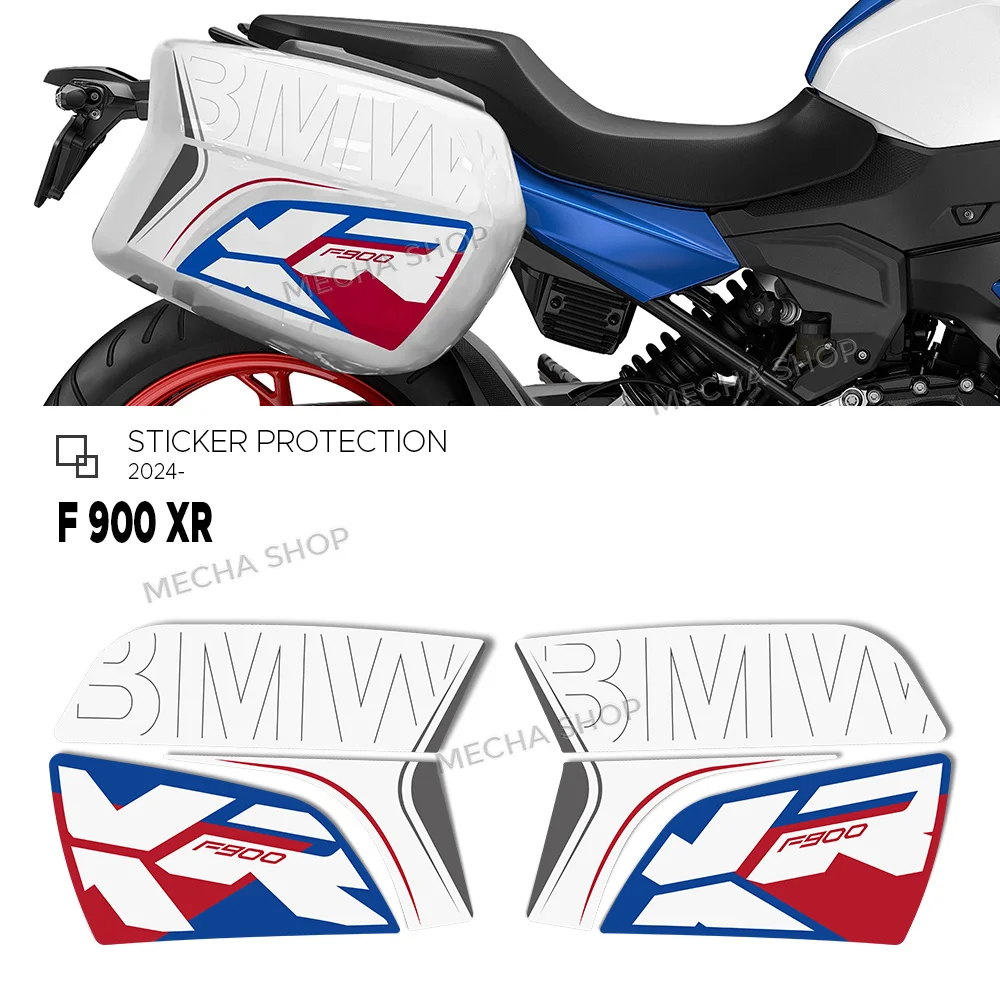 Side Box Suitcase Stickers For F900XR 2024 F 900XR 2025 Luggage Decal Protection Trim Kit