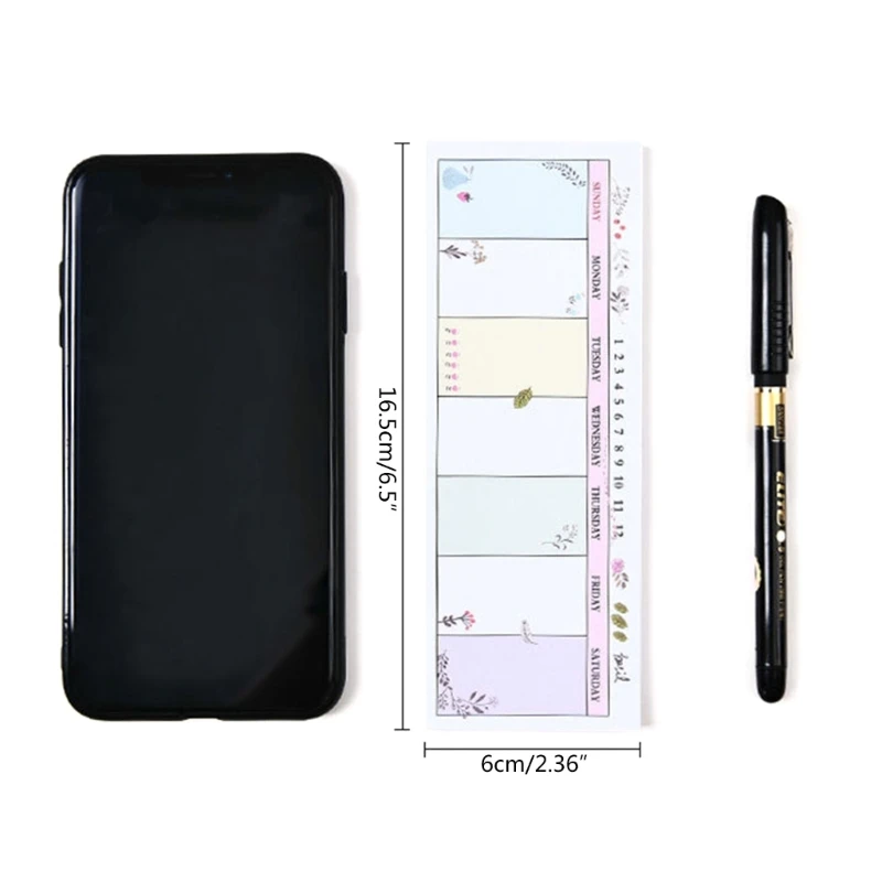 Блокнот-календарь на неделю Блокноты для еженедельного планирования Отрывные листы Блокноты со списком дел Прямая поставка