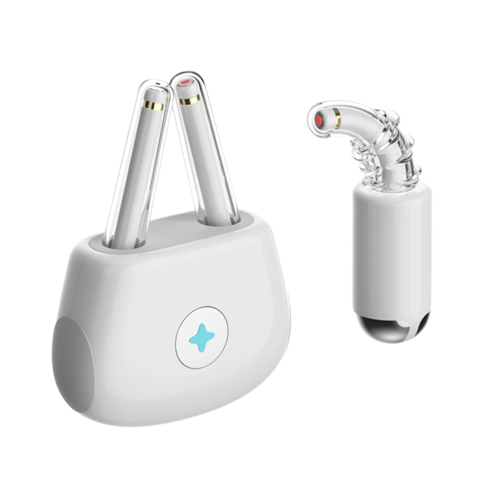Portable Use Semiconducter Nasal Therapy Wireless Two Shapes Sinusitis Low Level Laser Treatment Device