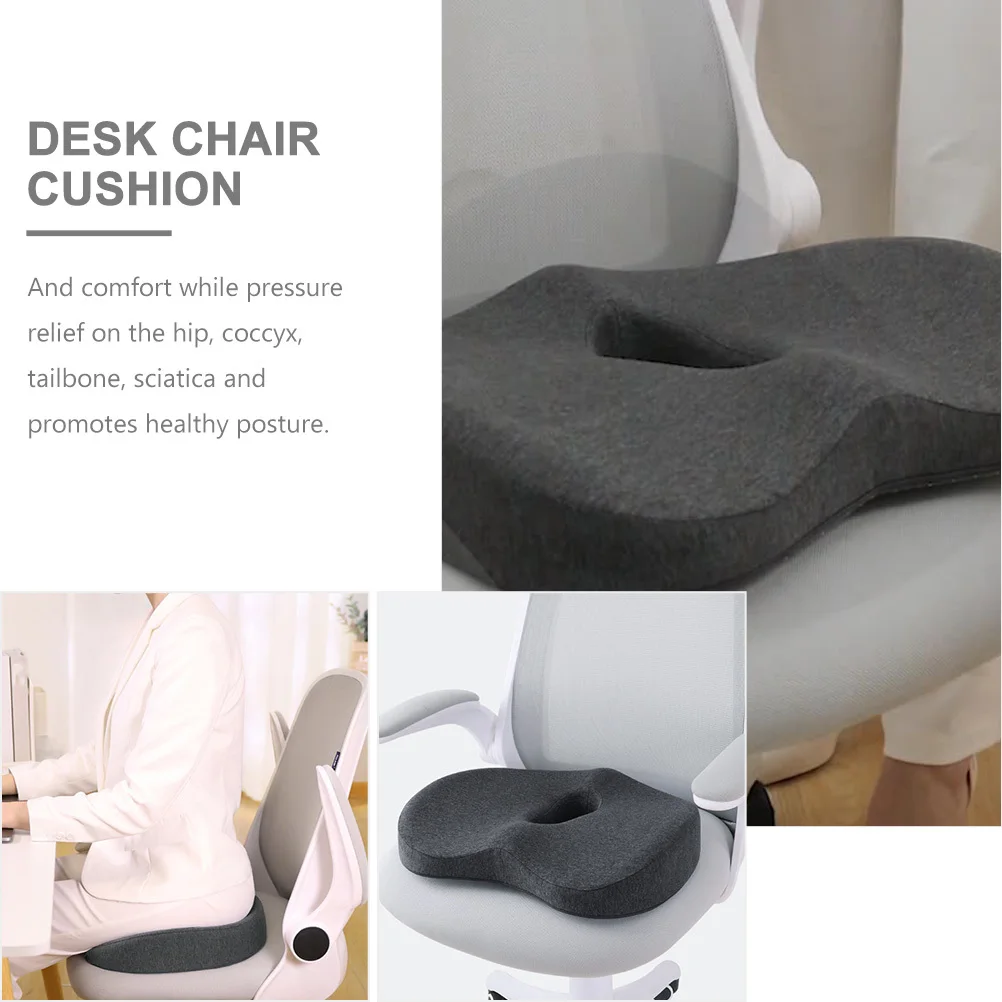 

Memory Foam Seat Cushion Ergonomic Back Pain Relief Office Chair Car Seat Pad Hip Coccyx Support Cushion