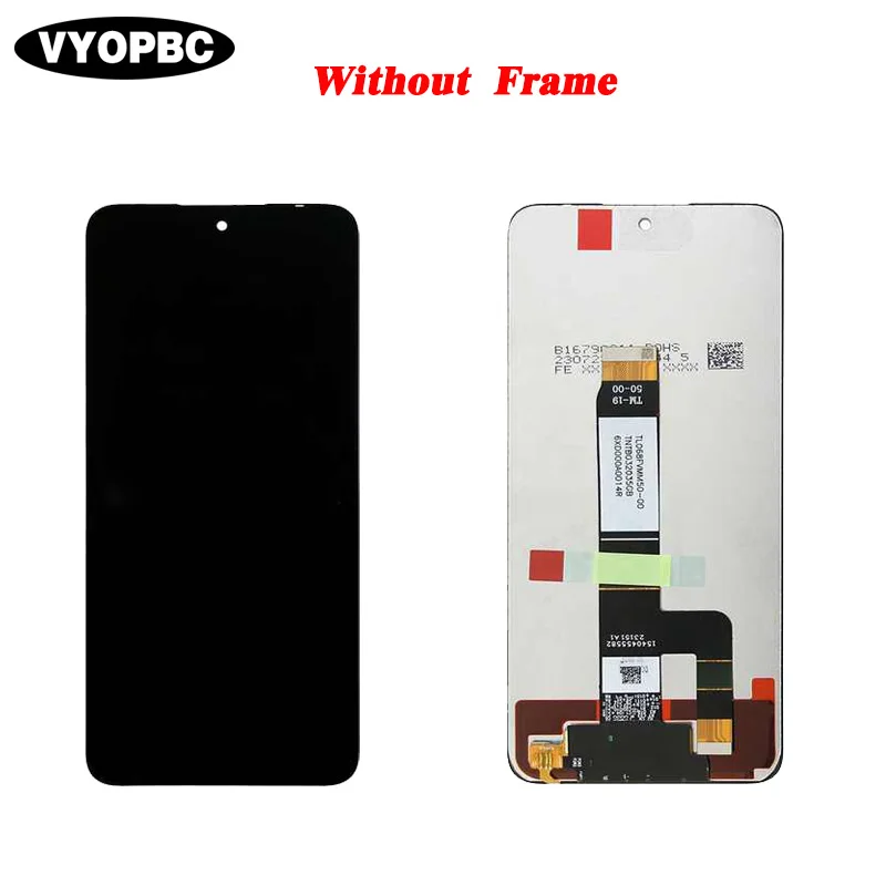 Pantalla LCD Display Full With Frame ForXIAOMI Poco M6 Pro 5G Panel Digitizer Assembly Repair Replacement Parts Touch Screen