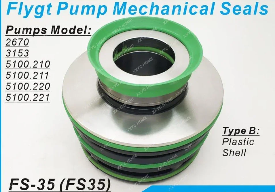 FS-35 , FS35, 35mm Replace of Fly-gt plug-in Mechanical Seals for Xy-lem Fl-ygt 2670,3153,5100.210/211/220/221 Pumps