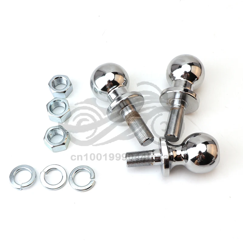 48มม./50มม./2นิ้ว Universal Tow Ball ทนทานชิ้นส่วนรถพ่วง Connector ข้อต่อกันชน Hitch Pin Tow ball Connector สำหรับ Trailer