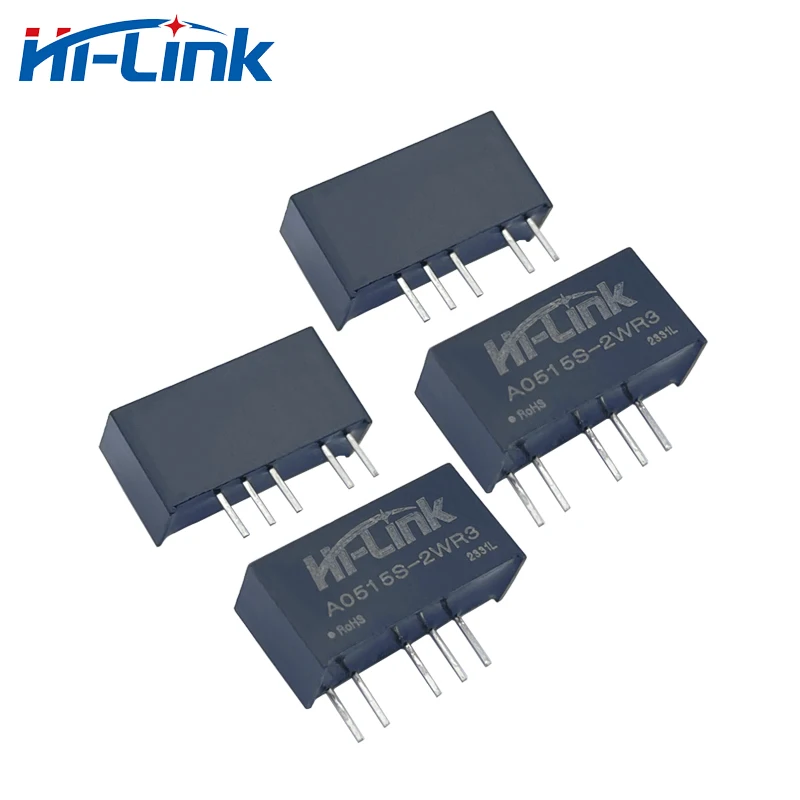 New 10pcs A0515S-2WR3 Small Size 2W 15V 67mA DC DC Converter Power Supply Module Smart Electronics From Hi-Link