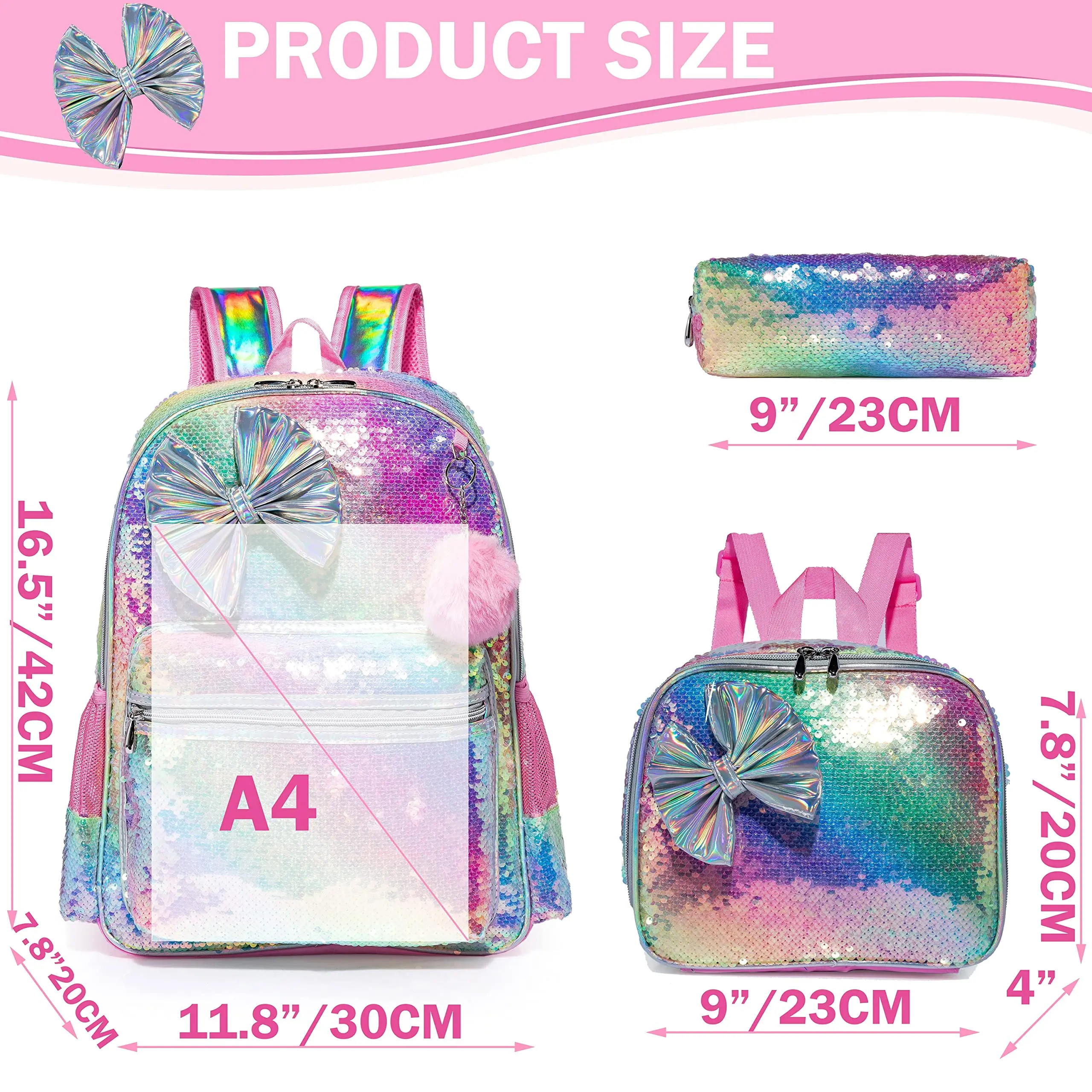 Backpack for Girls 16\