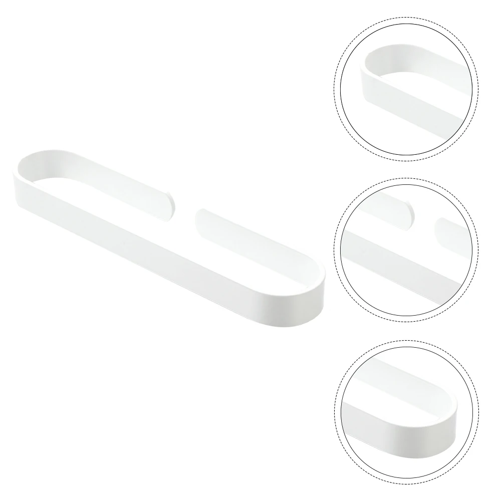 

Aluminium Alloy Towel Hanger Modern Bathroom Organizer for Towels and Roll Paper Convenient Change Design Space Saving Metal