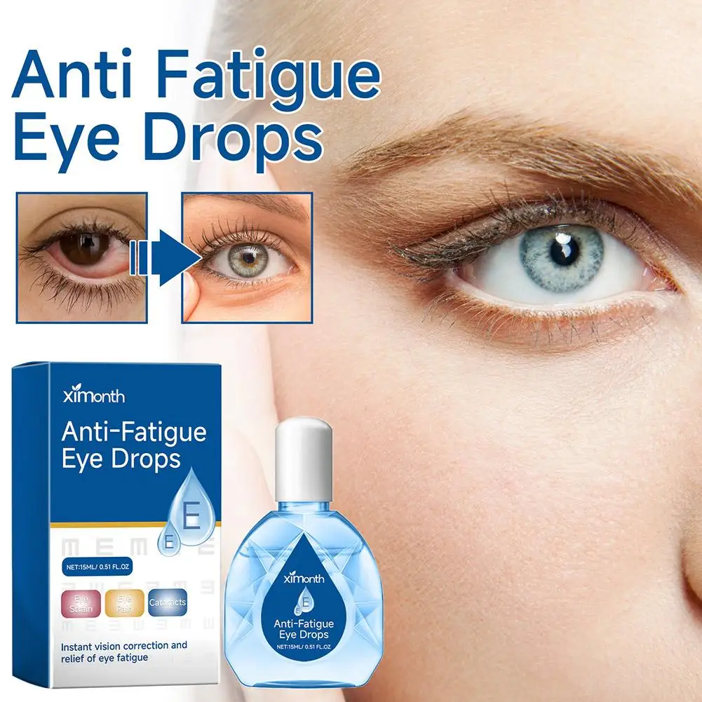 2pcs 15ml Cool Eye Drops Cleanning Eyes Detox Relieves Eye Fatigue Relax Discomfort Products Health Massage Removal Care