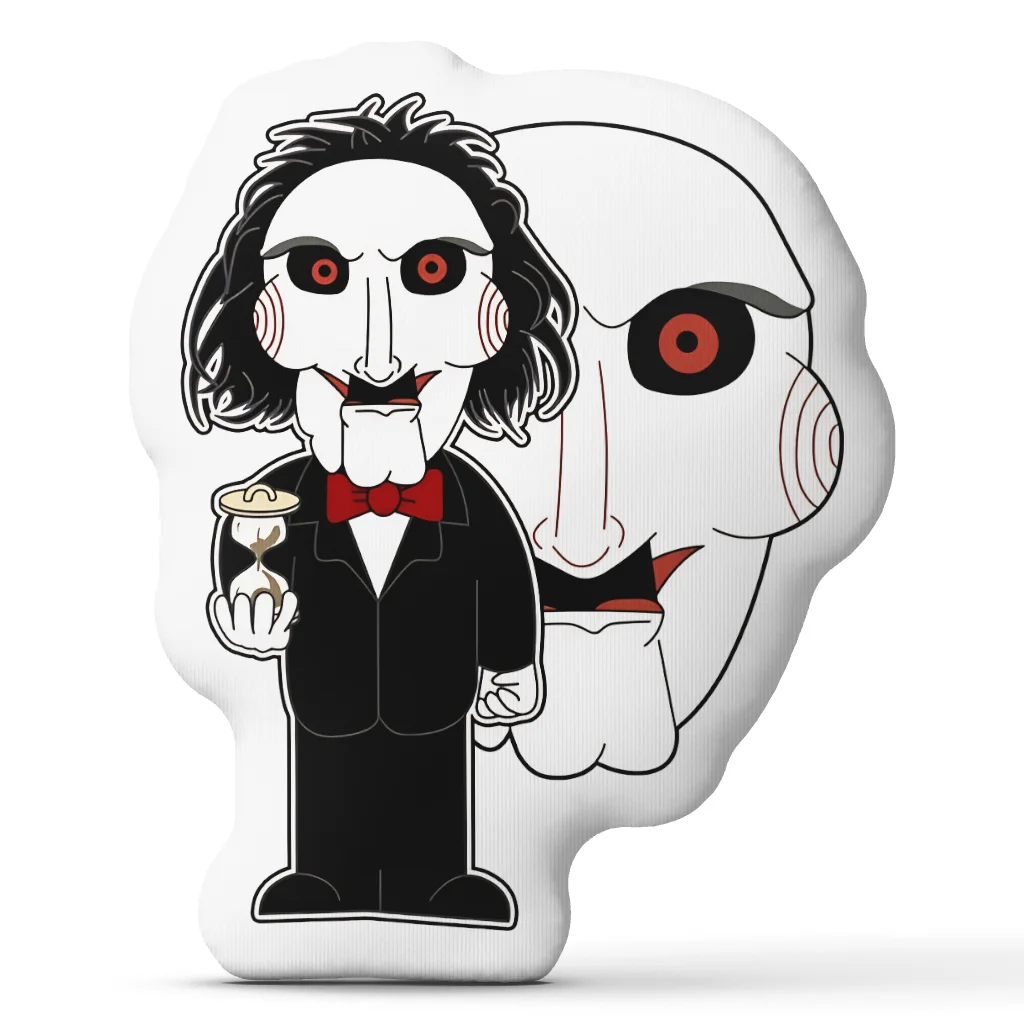 Juego del terror Saw Doll Billy Cushion Irregular Stuffed Throw Pillow Home Decor Gift Sofa Bed